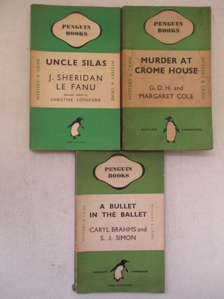 Brahms C. - A bullet in the ballet / Cole M.- Murder at crome house / Silas U. - J. Sheridan le Fanu -Seria: Mystery& Crime, 1938 r.