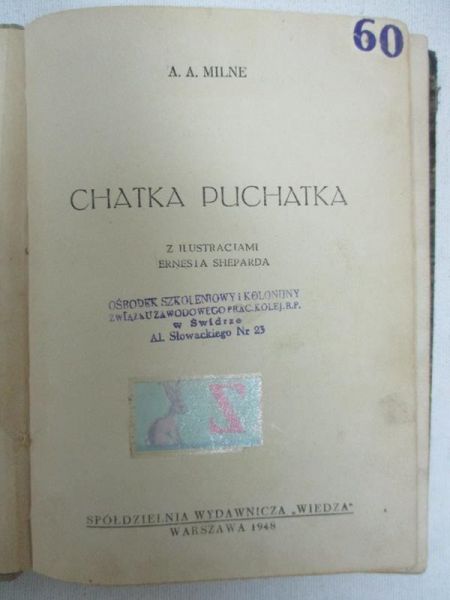 Milne A.A.  -  Chatka Puchatka, 1948