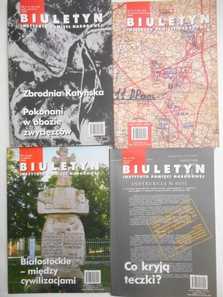 Biuletyn Instytutu Pamięci Narodowej, 4 numery