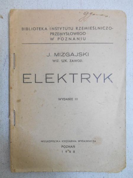 Mizgajski J. - Elektryk, 1948 r.