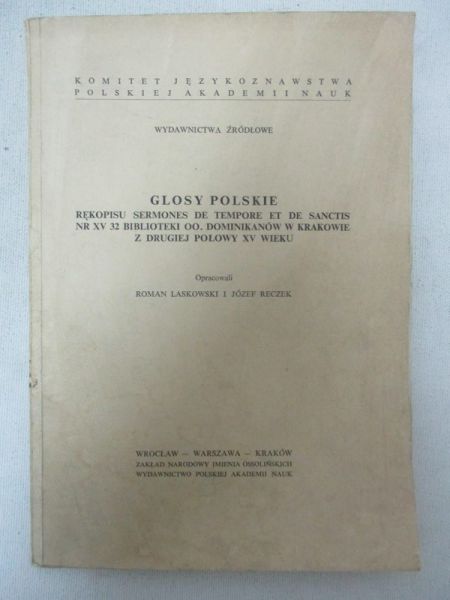 Laskowski Roman (opr.) - Glosy polskie