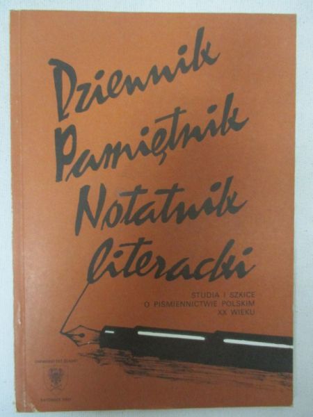 Wójcik Włodzimierz (red.) - Dziennik, pamiętnik, notatnik literacki