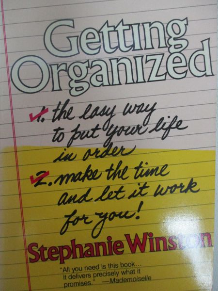 Winston Stephanie - Getting organized