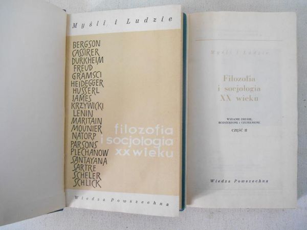 Baczko Bronisław - Filozofia i socjologia XX wieku. Część I - II