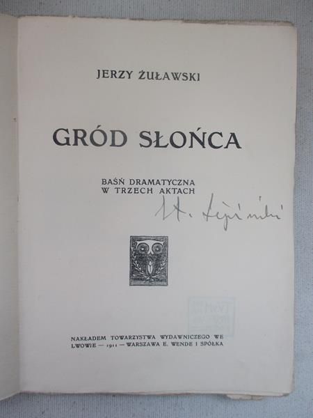 Gród słońca, 1911 r.