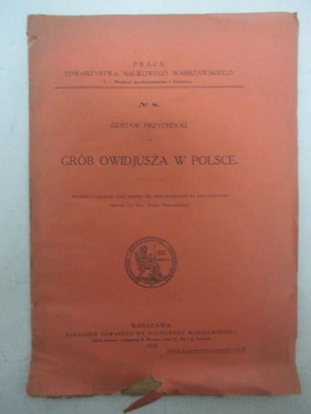 Przychocki Gustaw - Grób Owidjusza w Polsce, 1920