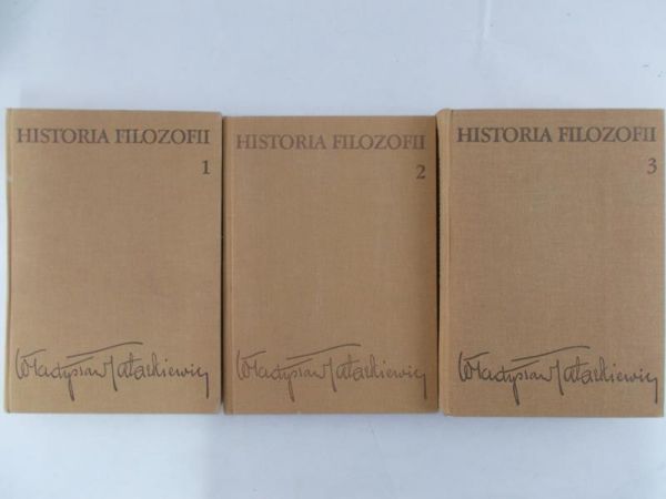 Tatarkiewicz Władysław -  Historia Filozofii,  t. I-III