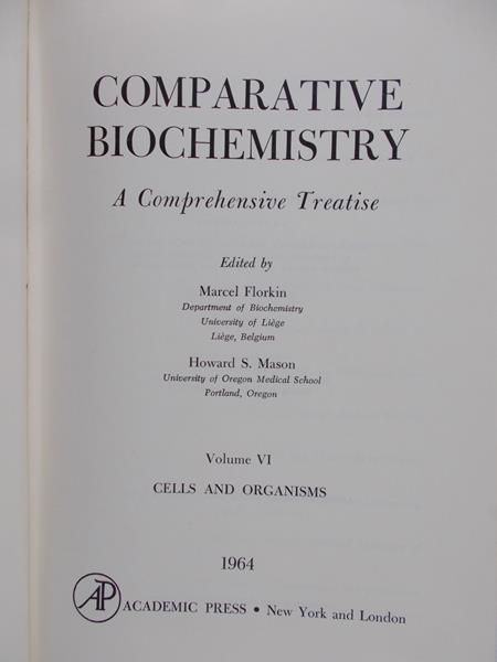 Florkin Marcel (red.) - Comparative Biochemistry. T. VI