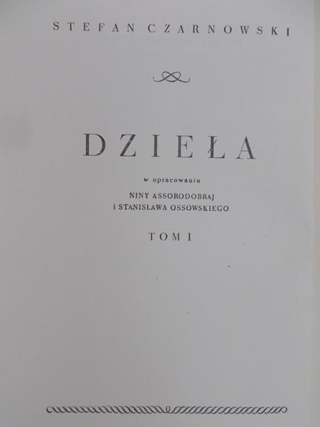 Czarnowski Stefan - Dzieła, t. I