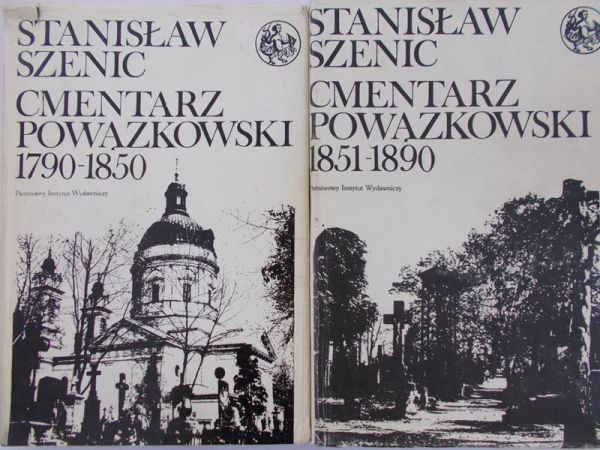 Szenic Stanisław - Cmentarz powązkowski 1790 - 1850, 1891 - 1918, 2 książki