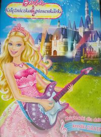 Barbie Księżniczka i piosenkarka Książeczki dla dzieci, Nowa