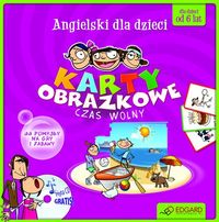 Angielski dla dzieci Karty obrazkowe Czas wolny + CD, Nowa