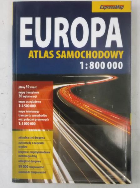 Europa. Atlas samochodowy