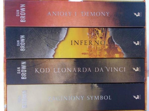 Brown Dan - Zaginiony Symbol/Kod Leonarda Da Vinci/Anioły i demony/Inferno