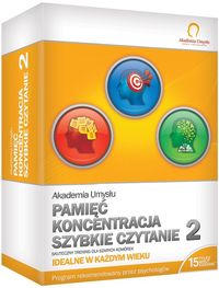 Akademia Umysłu - Trójpak 2 (Pamięć, Koncentracja, Szybkie czytanie)