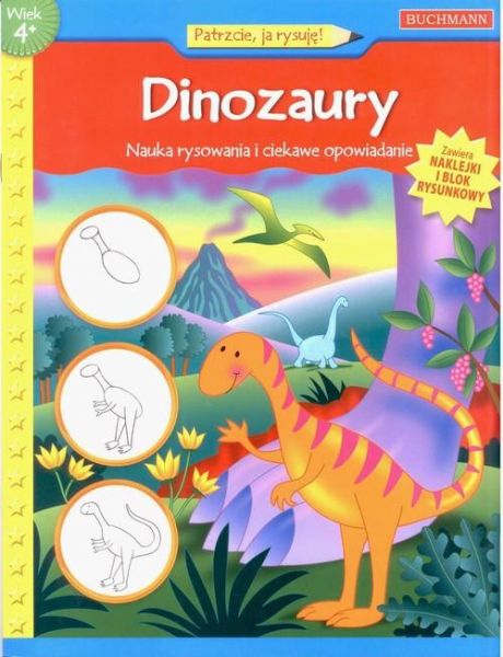 Winterberg Jenna - Dinozaury Nauka rysowania i ciekawe opowiadanie