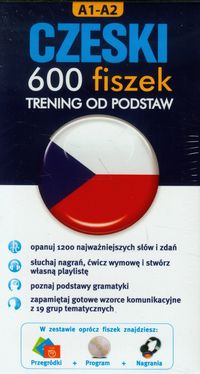Czeski 600 Fiszek Trening od podstaw + CD. Nowa