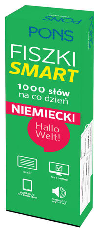 Fiszki SMART - 1000 słów na co dzień. Niemiecki.,Nowa