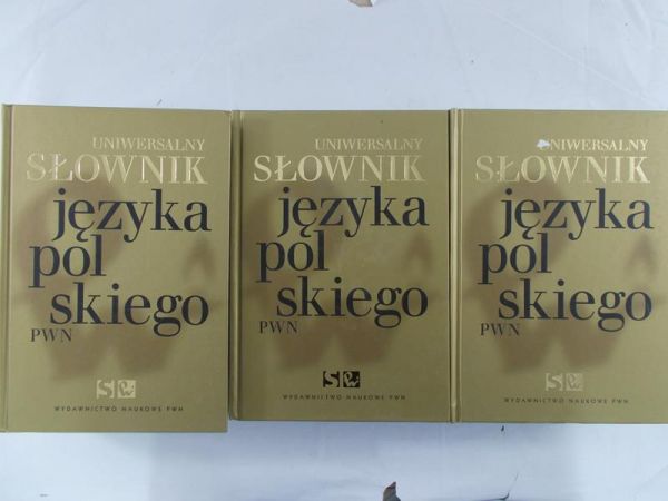 Uniwersalny słownik języka polskiego PWN, 3 tomy