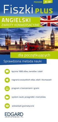 Angielski Fiszki PLUS Zwroty konwersacyjne dla początkujących, Nowa