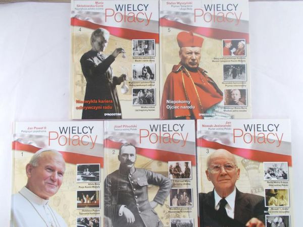 DeAgostini - Wielcy Polacy, 5 książek
