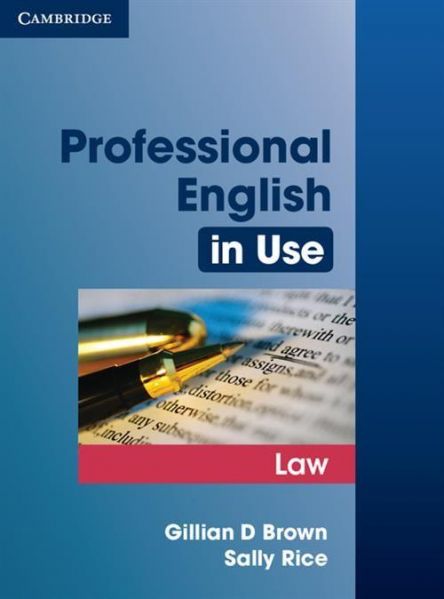 Brown Gillian D. - Professional English in Use Law