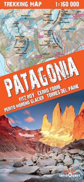 Patagonia trekking map 1:160 000