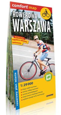 Rowerowa Warszawa Rowerowy plan miasta 1:29 000