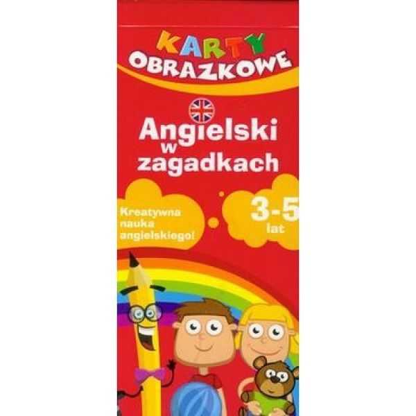 Karty obrazkowe Angielski w zagadkach 3-5 lat, Nowa
