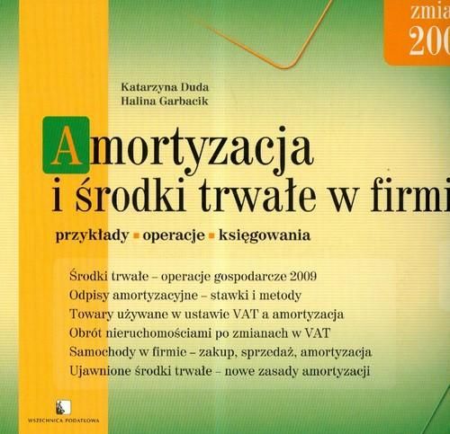 Duda Katarzyna - Amortyzacja i środki trwałe w firmie