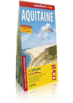 Aquitaine laminowany plan miasta 1:11 000