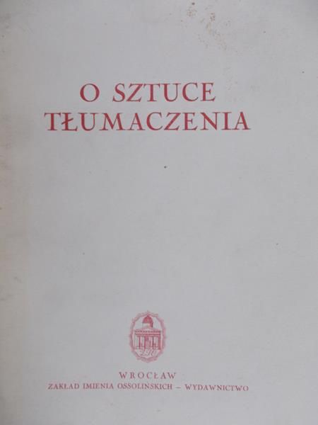 Rusinka Michał - O sztuce tłumaczenia