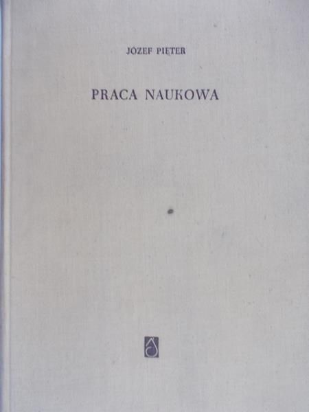 Pieter Józef - Praca naukowa