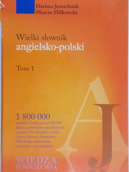 Miłkowski Marcin - Wielki słownik angielsko-polski t.1
