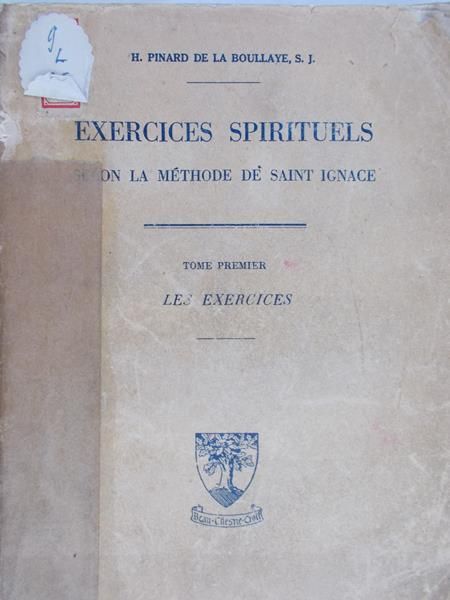 Boullaye H. Pinard - Exercices Spirituels 1944 r