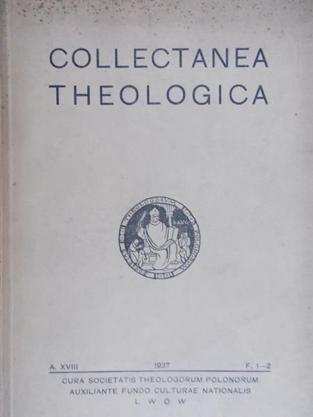 Obstat Nihil - Collectanea Thelogica 1937 r