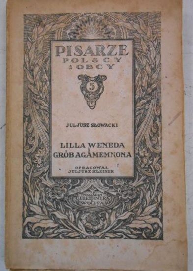 Słowacki Juliusz - Pisarze polscy i obcy, 1923 r.