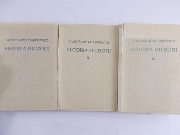 Tatarkiewicz Władysław - Historia filozofii. Tom I-III
