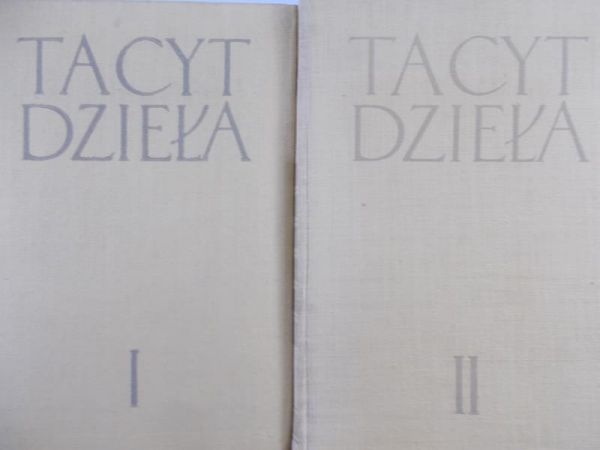 Tacyt - Dzieła, tom I i II