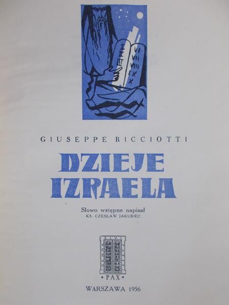 Ricciotti Giuseppe - Dzieje Izraela