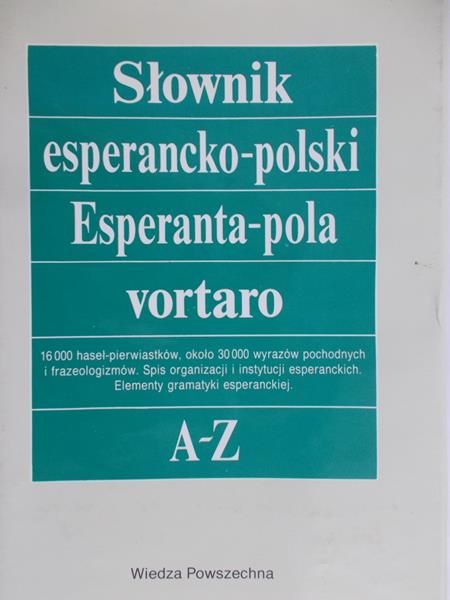Michalski Tadeusz J. - Słownik esperancko- polski