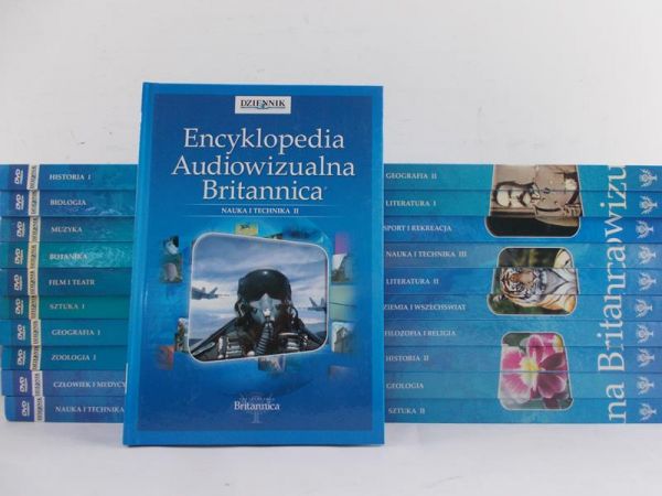 Falewicz Robert (red.) - Encyklopedia Audiowizualna Britannica, 21 tomów + DVD