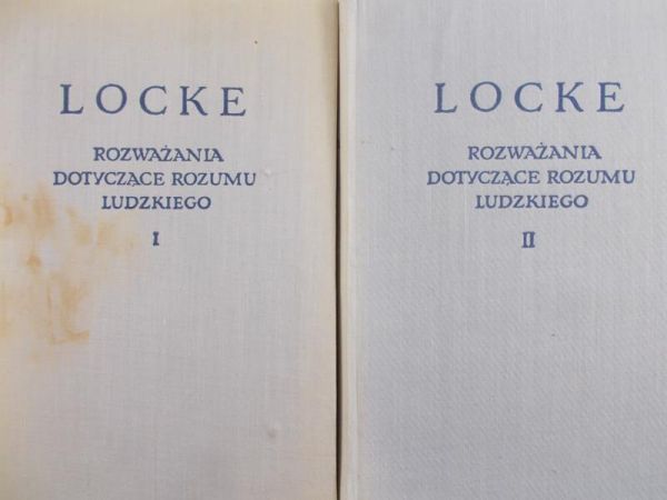 Locke John - Rozważania dotyczące rozumu ludzkiego, Tom I-II, BKF