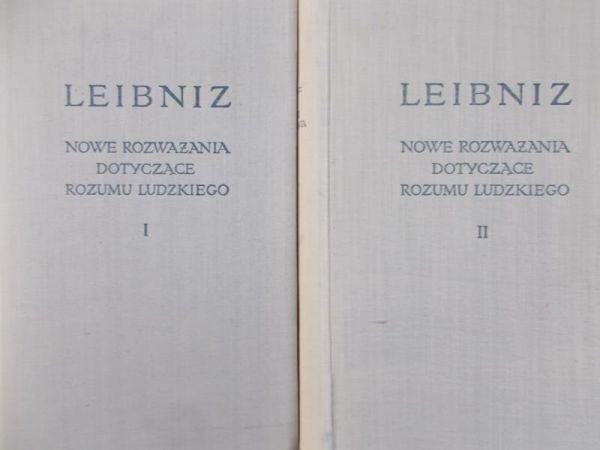 Leibinz - Nowe rozwiązania dotyczące rozumu ludzkiego