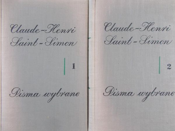 De Saint -Simon Claude-Henri - Pisma wybrane, Tom I-II