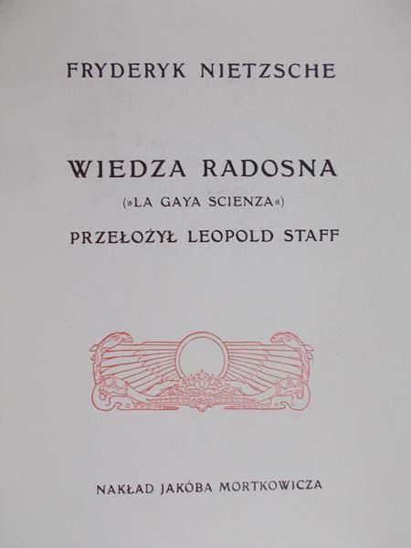 Nietzsche Fryderyk - Wiedza radosna