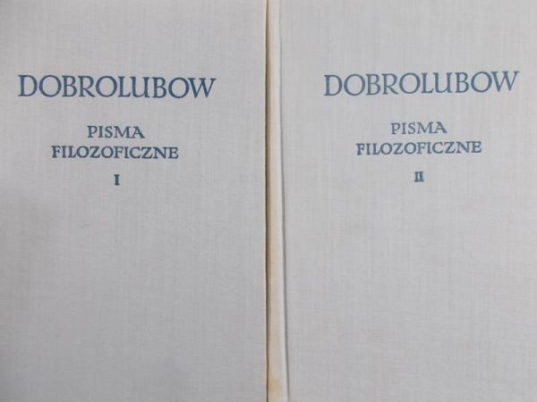 Dobrolubow Mikołaj - Pisma filozoficzne, Tom I-II