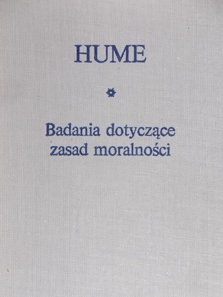 Hume David - Badania dotyczące zasad moralności