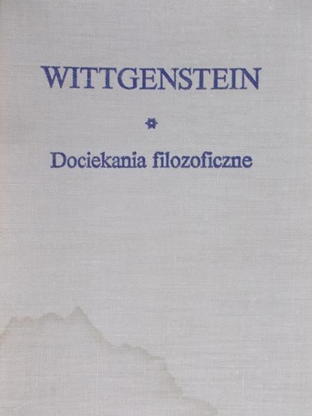 Wittgenstein Ludwig - Dociekania filozoficzne