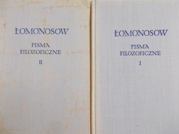 Łomonosow Michał - Pisma filozoficzne, Tom I-II